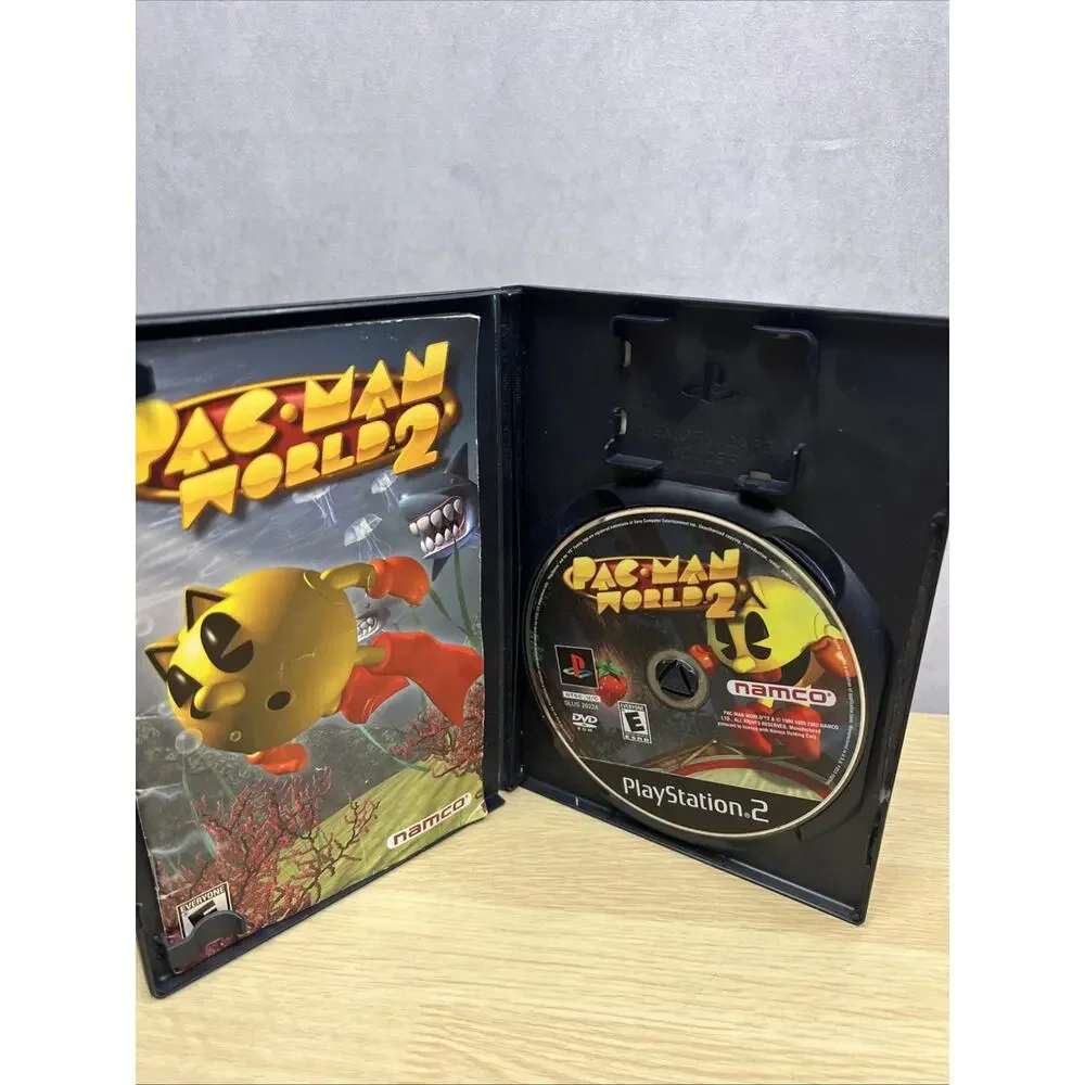 Sony PlayStation 2 Pac Man World 2 CIB Black Label Complete w/ Manual
